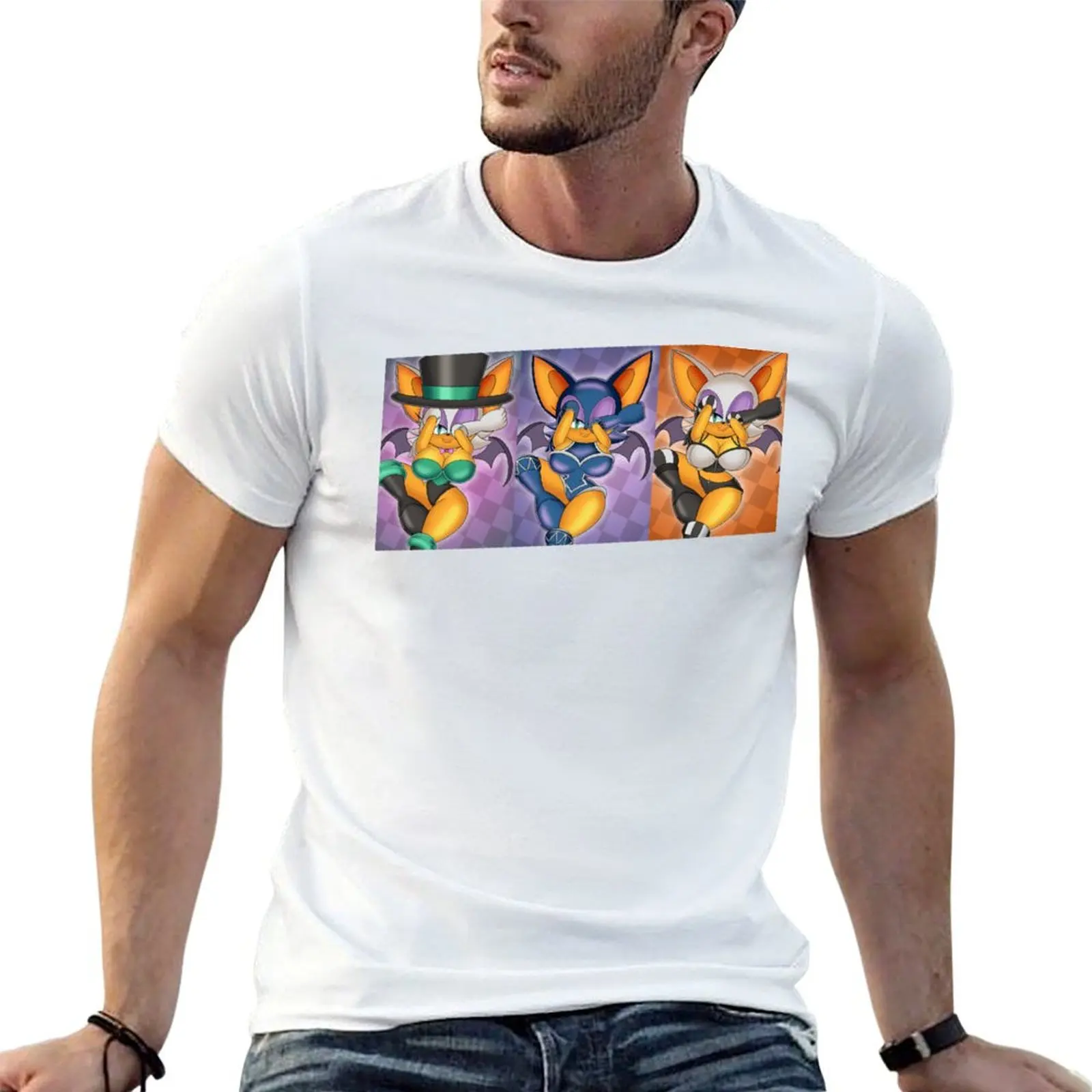 Rouge Costumes T-Shirt Cool Feeling Summer Tee Shirt