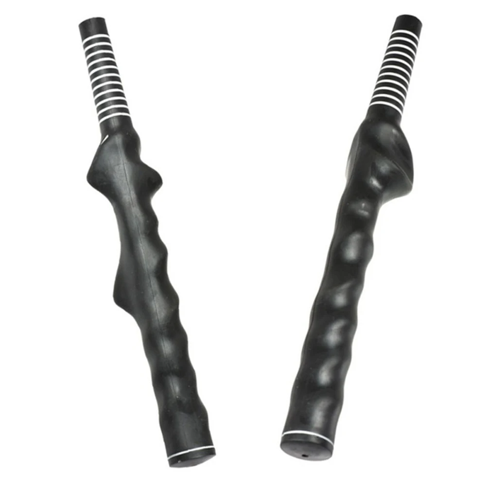 Right-Handed Hand Position Practice Aid Rubber Golf Club Grips Teaching Aid Golf Swing Training Grip