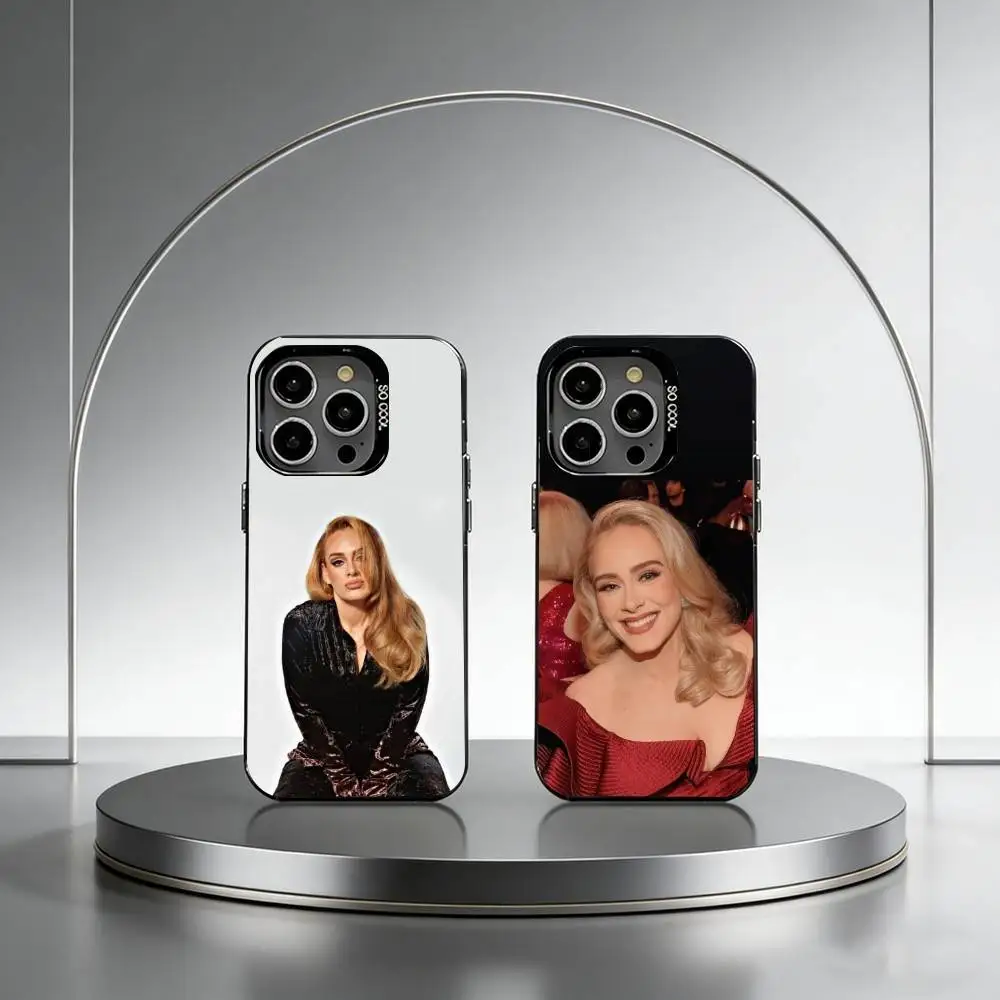 

Adele Phone Case For iPhone 17,16,15,14,13,12,11 Plus,Pro Max,XS,Colorful Silver Phone case Funda Cover