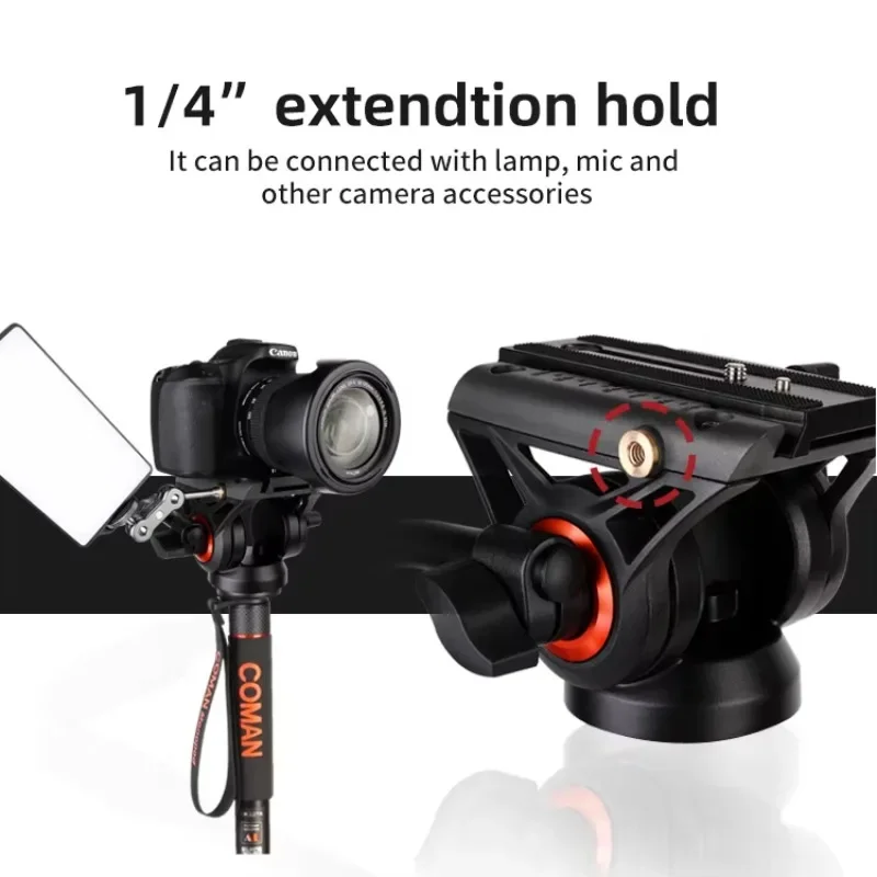 China Professionaal Aluminum Alloy Highly Quality Mini Monopod for Dslr  Easy to Carry DX327AQ5S Max Load 8kg factory