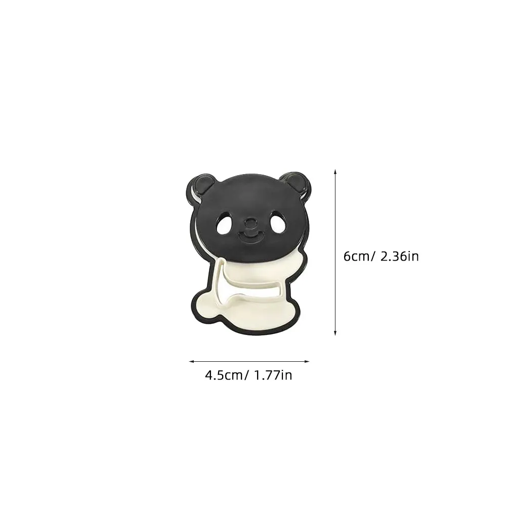 

Black Baking Mold Set 6x5cm Food Safe Polypropylene Cookie Cutter for Sugarcraft Chocolate Jelly Crafts