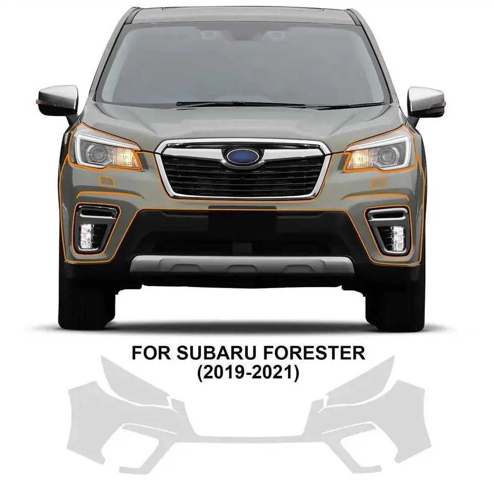 

For Subaru Forester 2019-2021 TPU Paint Protection Film Self-Healing Matte Clear Bra Pre-cut PPF Car Body Anti-Scratch Resistant
