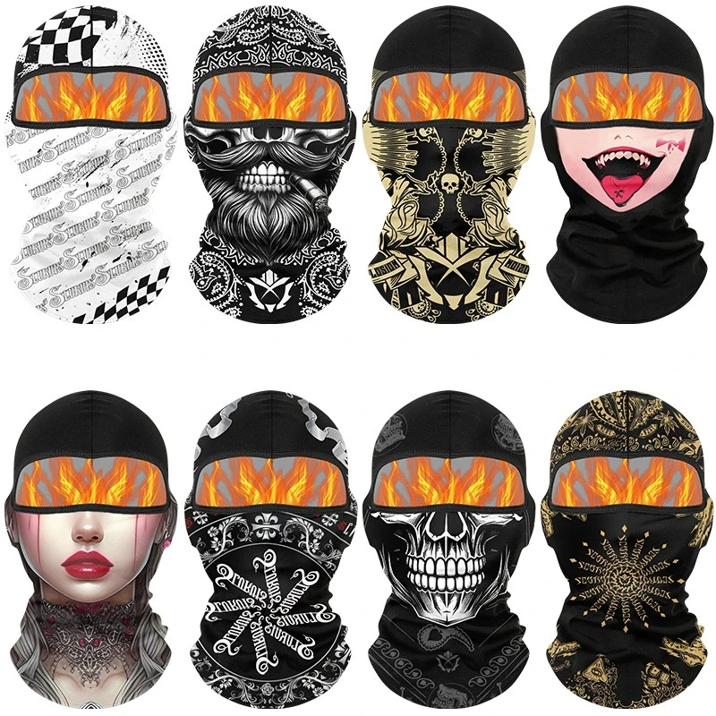 

Winter Motorcycle Balaclava Cold-Proof Ski Full Face Mask Fleece Thermal Cycling Cap Men Women Outdoor Wind Dustproof Head Cover