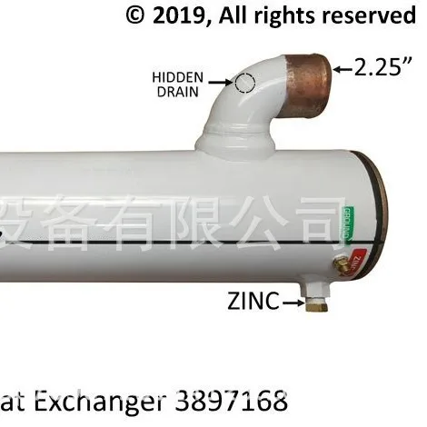 Imported 6CT heat exchanger 3897168 EXCHANGER HEAT