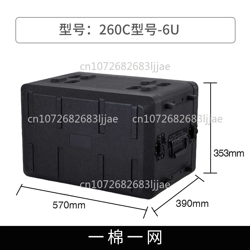 Microphone Storage Portable Aviation Cabinet New PE Plastic U Box Digital Power Amplifier Receiver Wireless Microphone