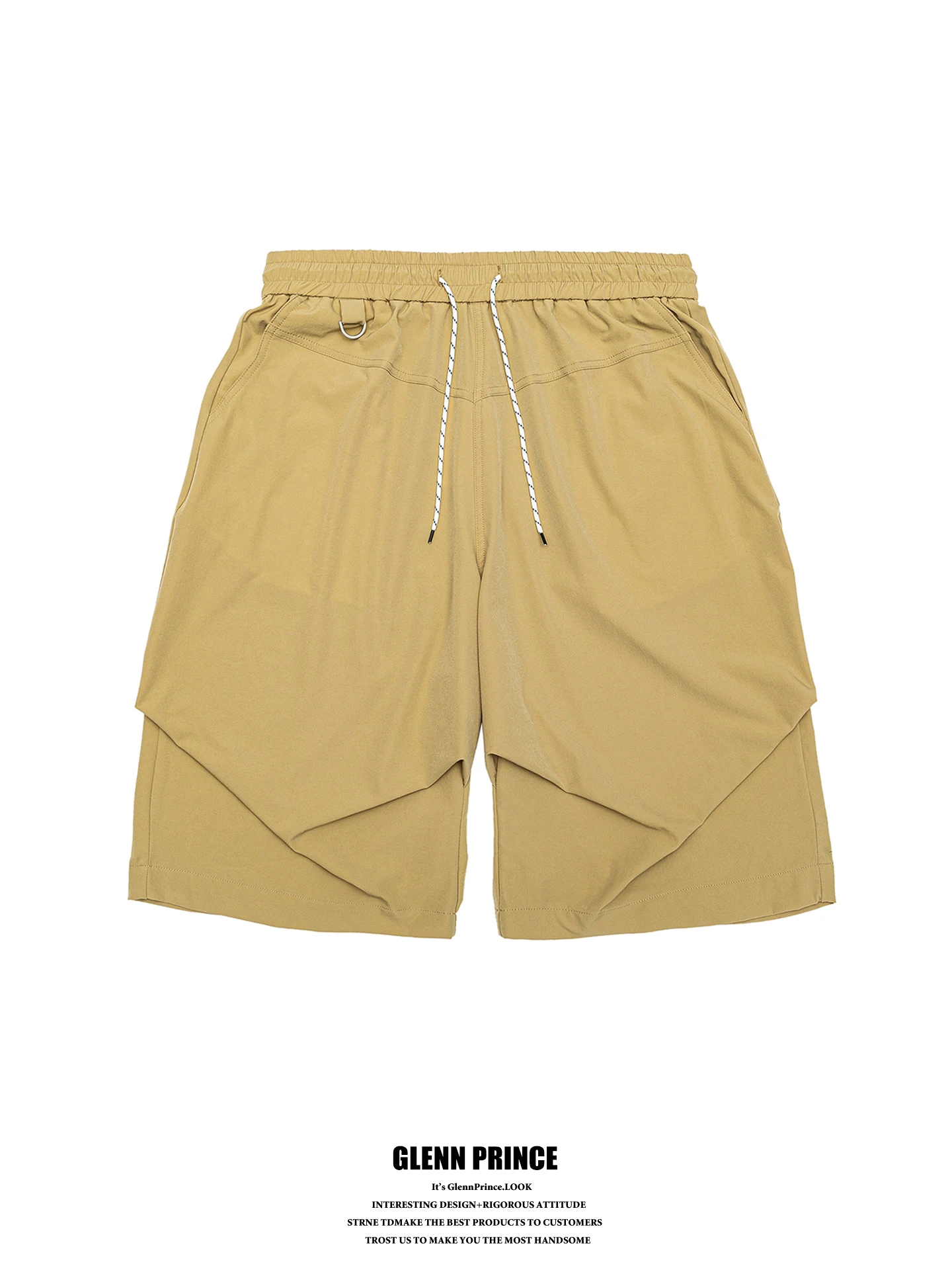 GPstudio American Style Outdoor Folded Wide Leg Paratrooper Shorts Men Summer Versatile Breathable Sports Seven Workwear Pants