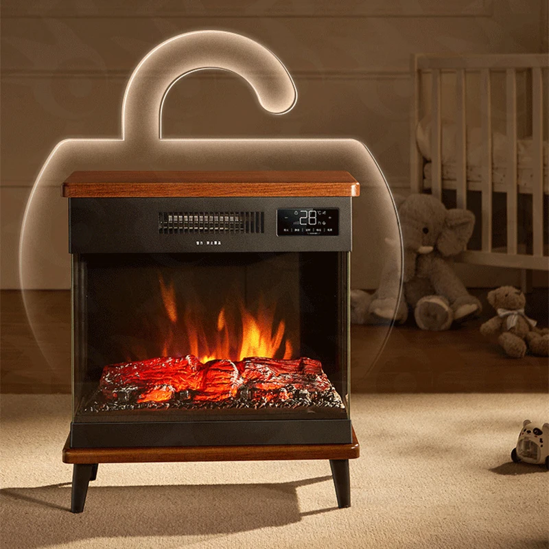 Fireplace Heater Simulation Flame Voice Heater Electric Stove Household Multifunctional European Style Electric Heater
