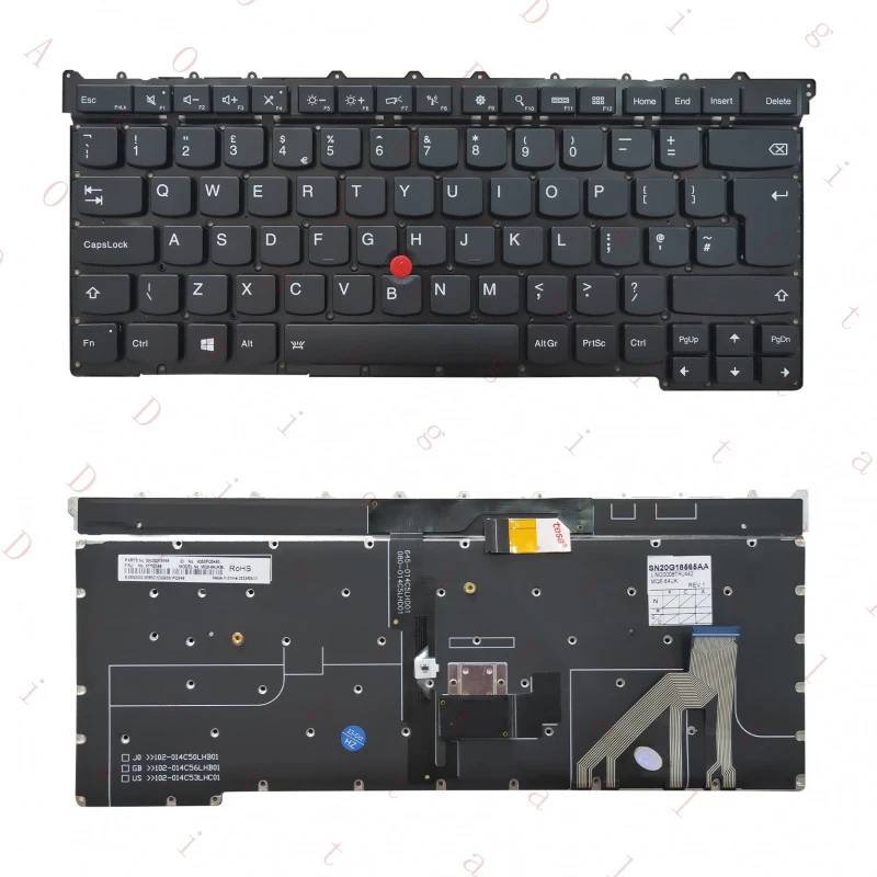 

Клавиатура для ноутбуков Lenovo Thinkpad X1 Carbon X1C 3-го, 4-го, 5-го, 6-го, 7-го, 8-го, 9-го, 10-го поколений.