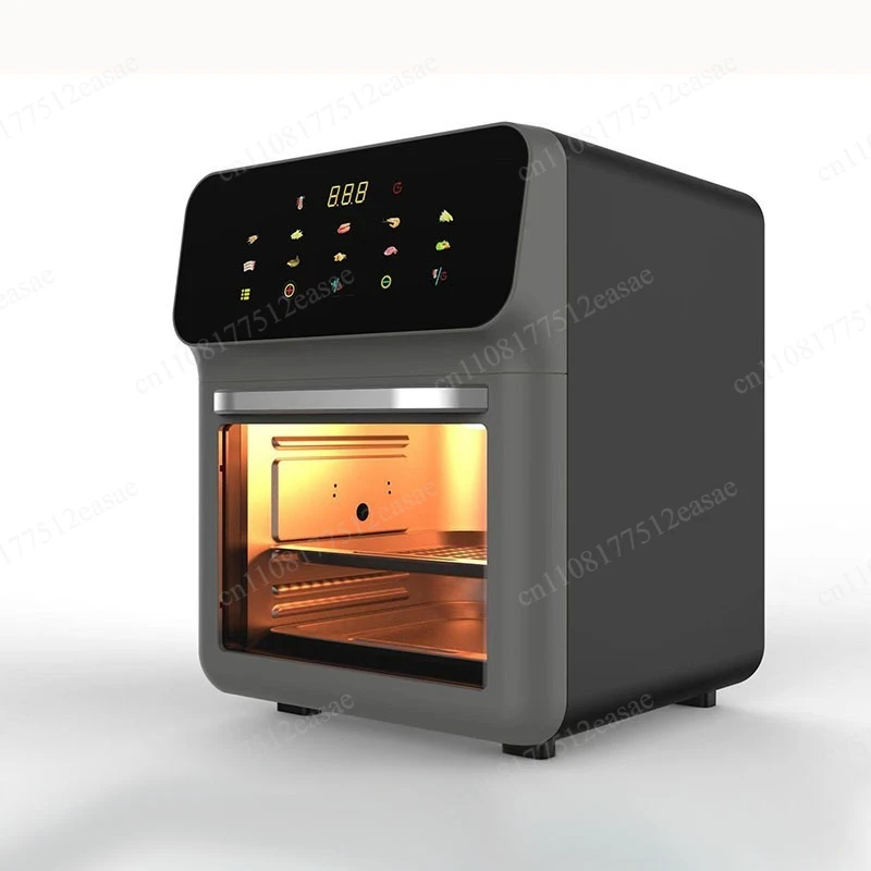 New Cross-Border Air Fryer, Household Multifunctional Large Capacity Touch Screen Visible Electric Oven