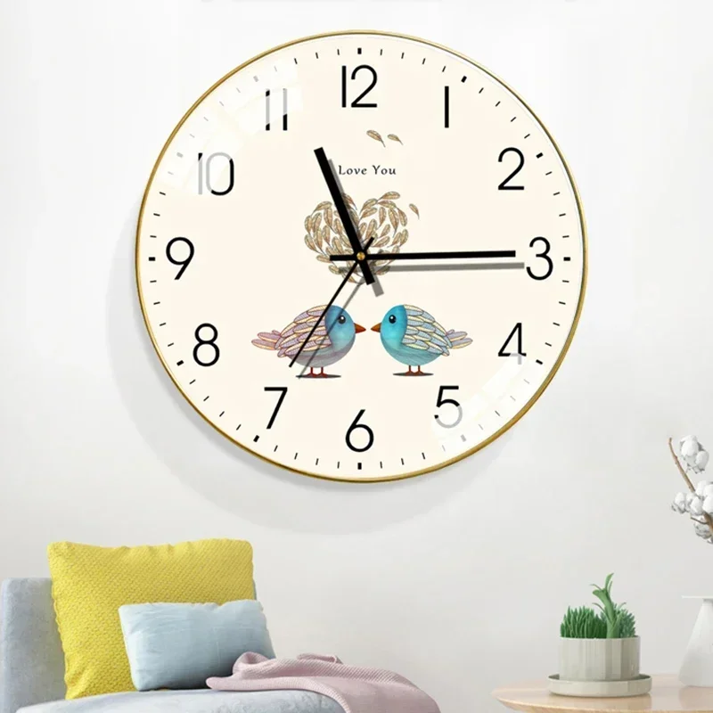 

For Nordic Wall Clock Modern Design Silent Wall Clockes Home Decor Glass Clocks Mechanism Living Room Decor Bedroom Gift
