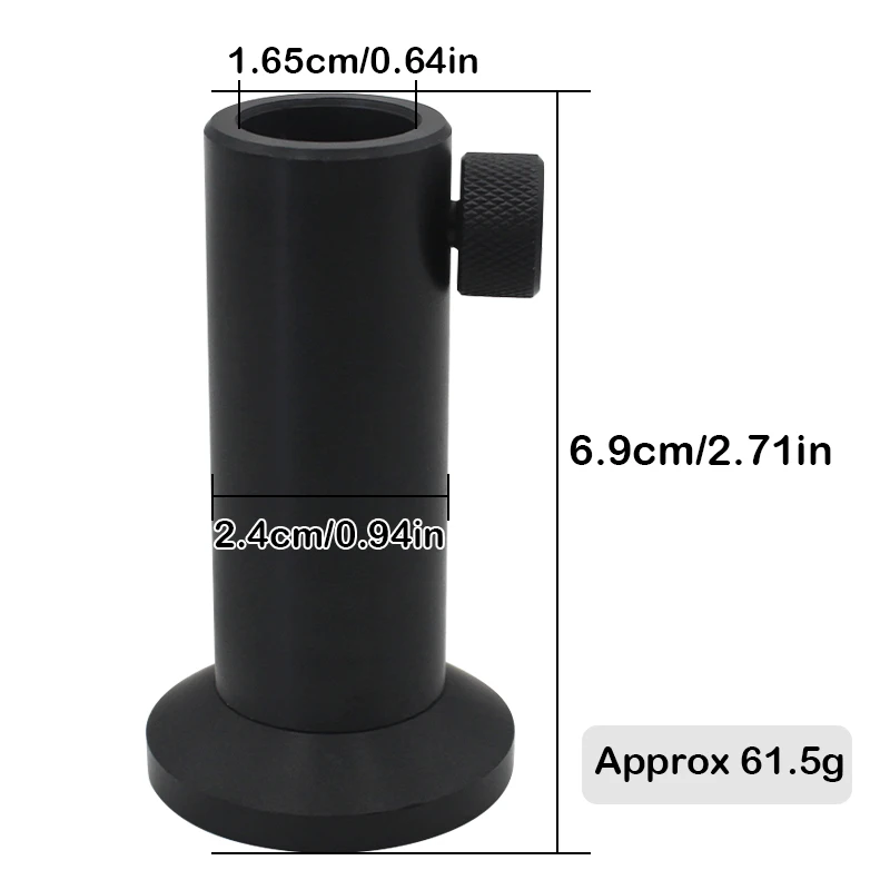 1x Carp Fishing Accessories Aluminium Stage Stands With Locking Screw Fit Bank  Sticks Inserts Up To 16mm Diameter Tackle Tool