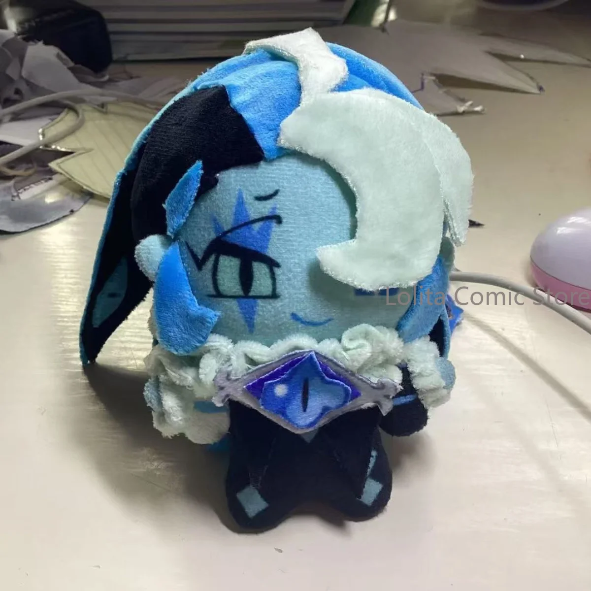 Anime Cookie Run: Kingdom Shadow Milk Cookie Wind Archer Cookie Plush Doll Stuffed Toy Keychain Pendant Birthday Gift Xmas