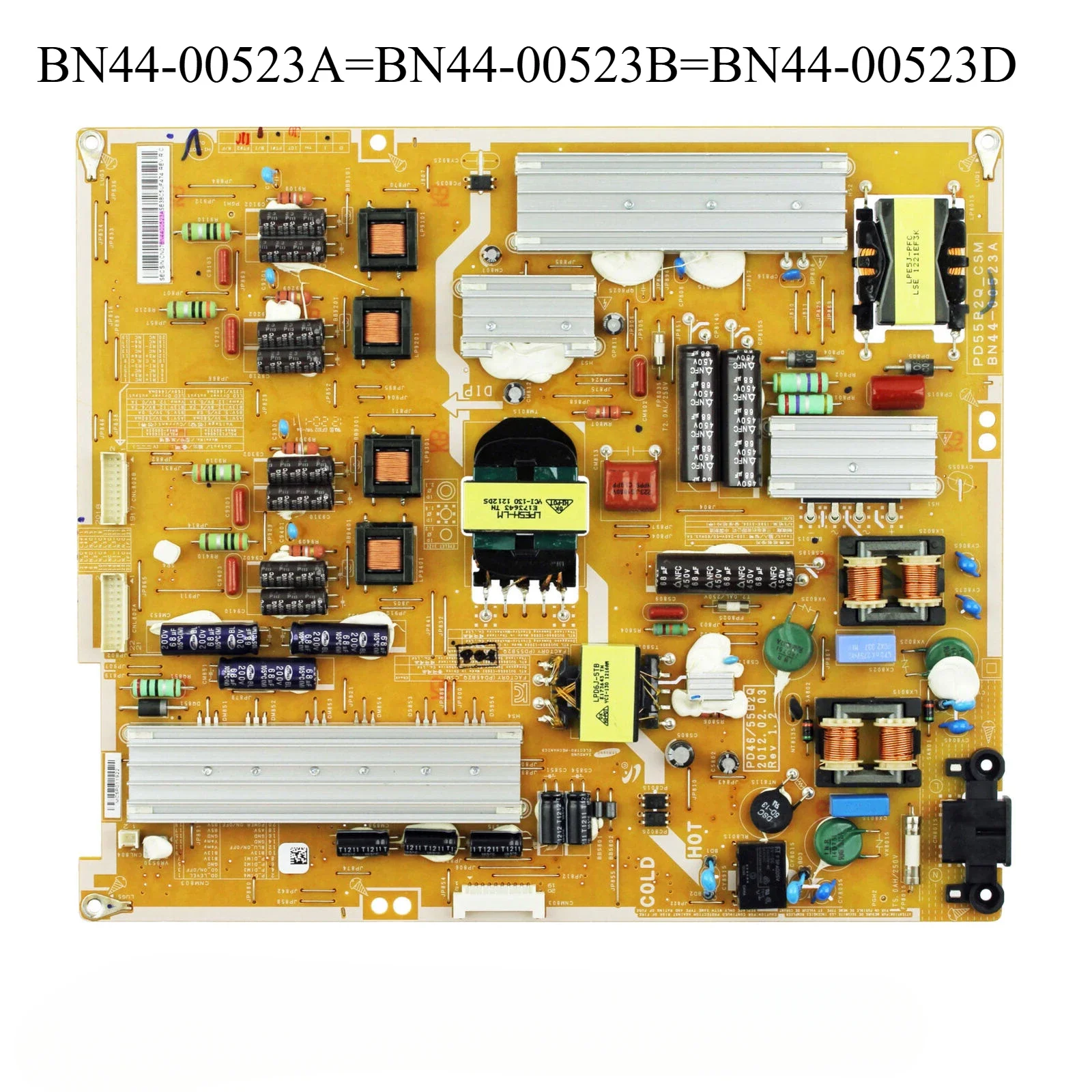 BN44-00523A = BN44-00523B = BN44-00523D Power Supply Board fits UE55ES8000M UE55ESS7000U UE55ES8090S UN55ES7003F UN55ES7100F TV