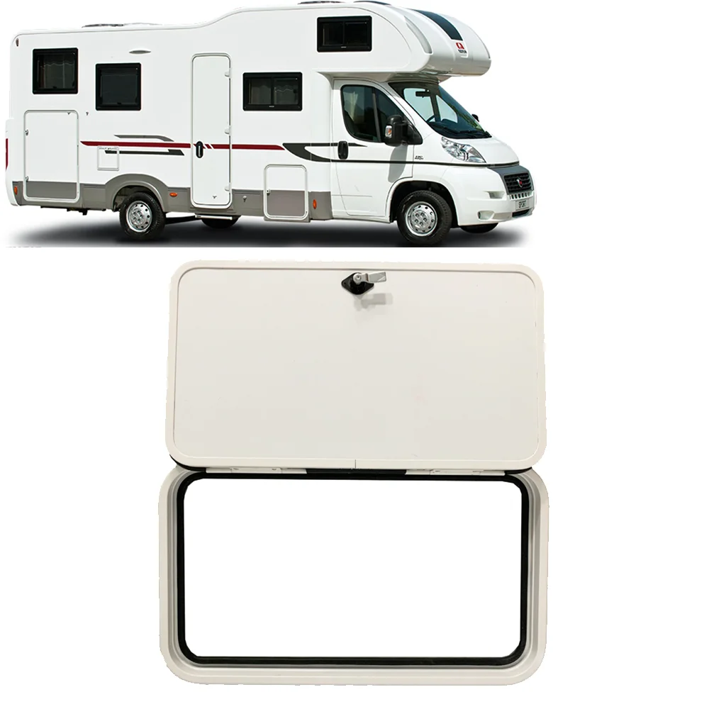 

Rv Retrofit Accessories Aluminum Alloy Cabin Door for RV Waterproof Luggage Compartment Storage Bin Door,Custom Sizes