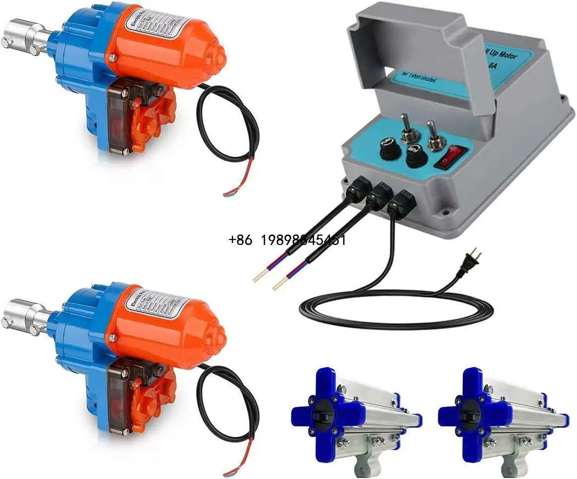 Greenhouse Roll up Motor with Controller - 24V 100W Automatic Ventilation Film Roller