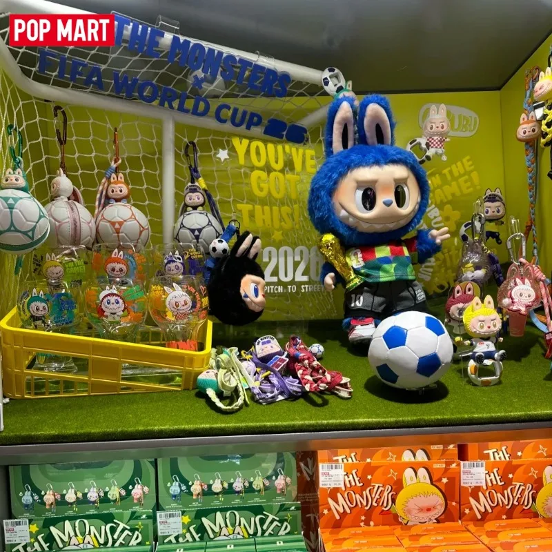 Genuine POP MART Labubu THE MONSTERS × FIFA Series Football Mini