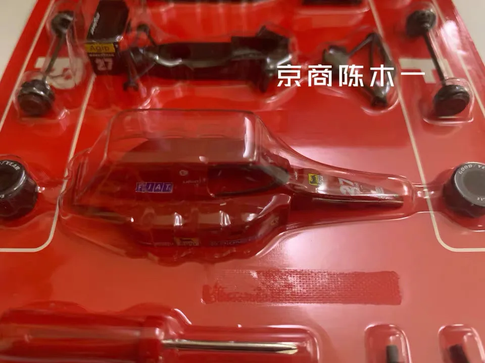 KYOSHO 1:64 F1-91 early version 27th 28th red diecast alloy car model Children's toys and gifts