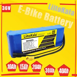 LiitoKala 18650 battery pack 36V10Ah 20Ah 30Ah 15Ah 24Ah high power 600W, suitable for electric bicycle lithium battery