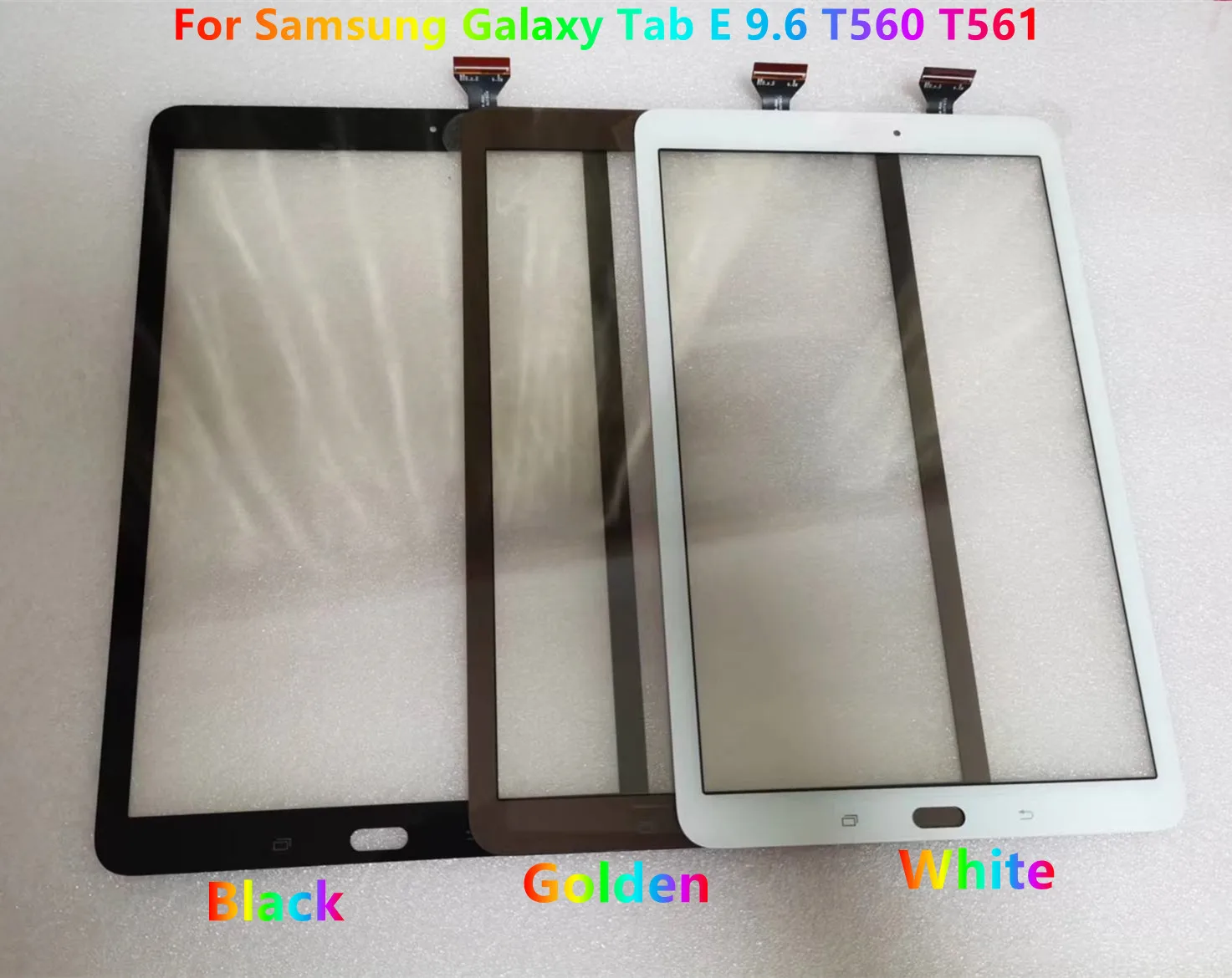 New 9.6'' Inch For Samsung Galaxy Tab E 9.6 SM-T560 SM-T561 T560 T561 Touch Screen Digitizer Panel Sensor Front Glass 100% Test