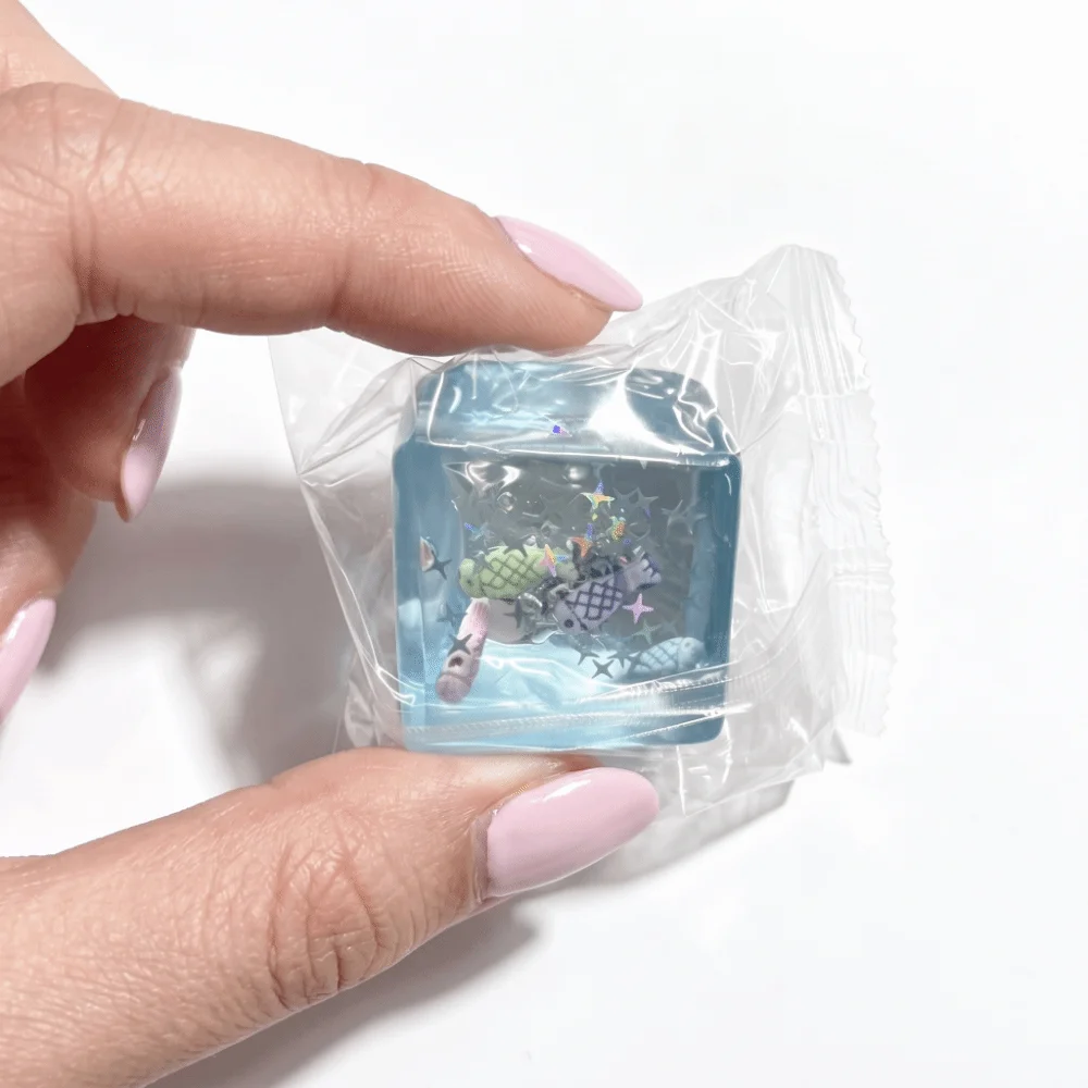 3D Ocean Themed Ocean Themed Squishy Toy Slow Rebound Maltose Water Hand Squeeze Toys Slow Rising Soft Cube Sensory Toys