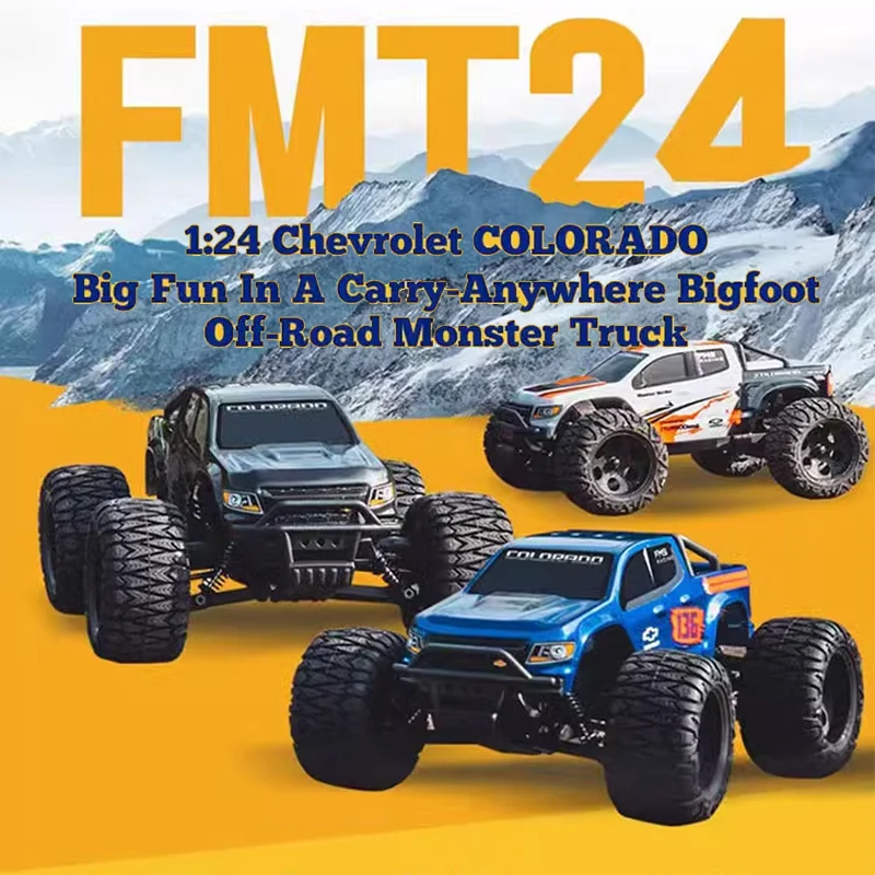 FMS FMT24 1/24 Colorado Rc Remote Control Electric Off-Road Normal Large Foot Car, High-Speed Model Car, Adult Children'S Toy