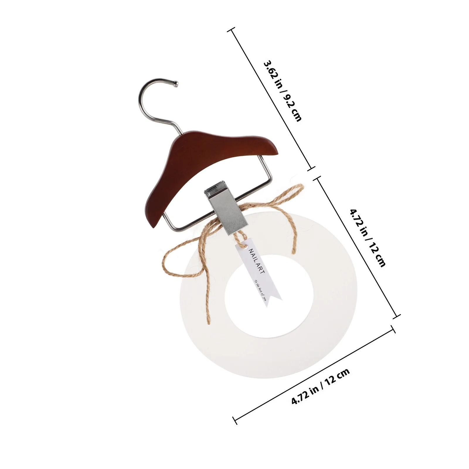 แผ่นโชว์สีเล็บทรงกลม 1 ชุด น้ำหนักเบา สำหรับทำเล็บ ติดตั้งง่าย ใช้สำหรับโชว์เล็บปลอม อุปกรณ์สำหรับร้านทำเล็บ