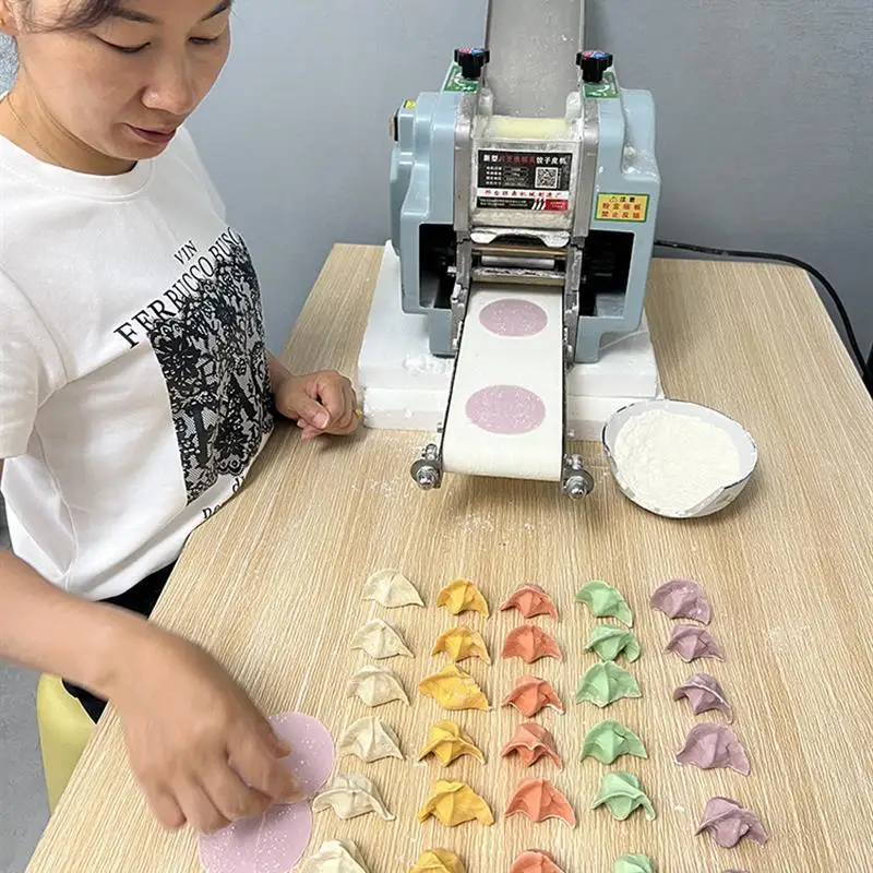 Fully Automatic Dumpling Skin Machine Multi-Functional Steamed Dumpling and Wonton Skin Machine Imitation Handmade Skin