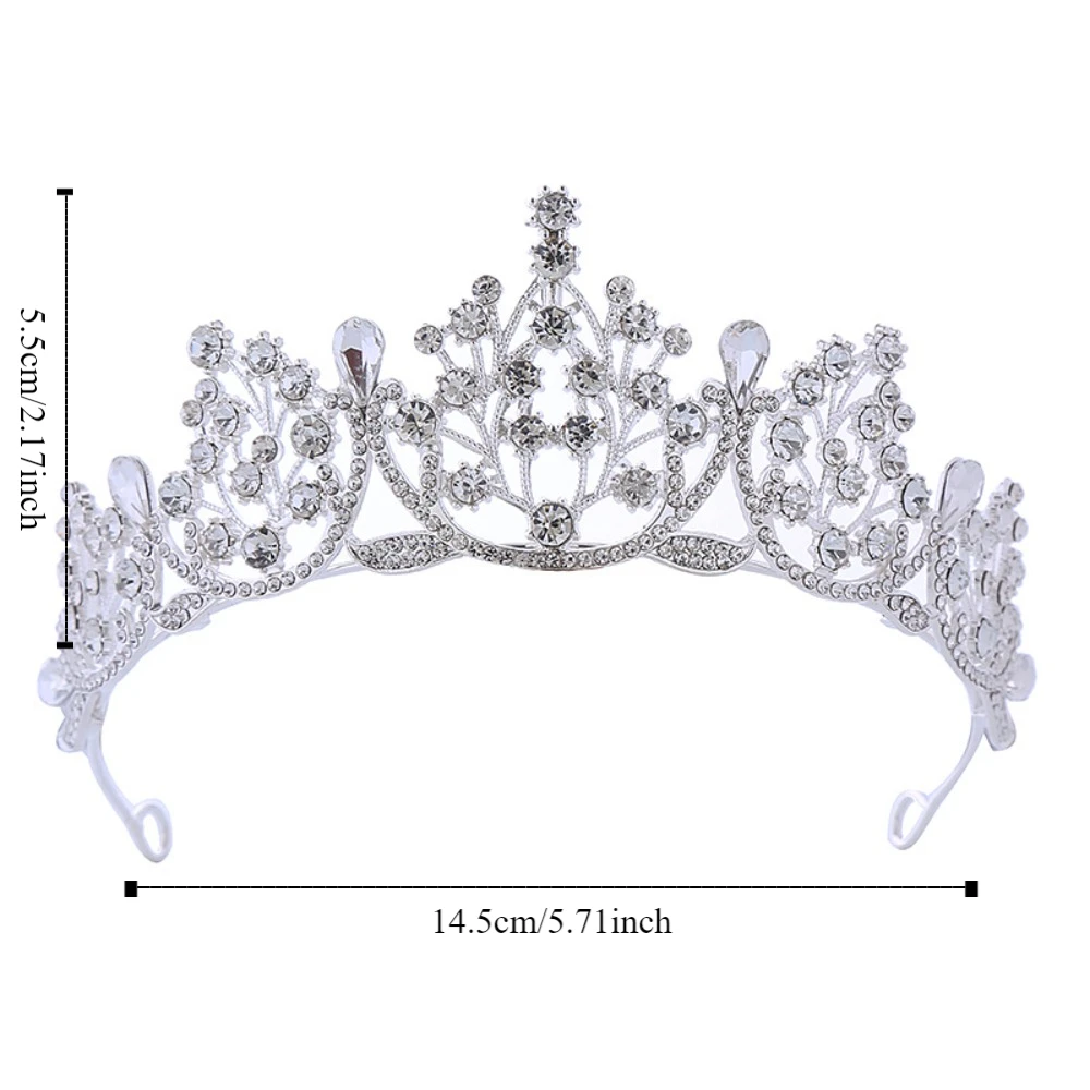 Bar Mitzvah Crown Baroque Retro Crown Hair Hoop Korean Style Metal Princess Crowns Headband Hair Accessories Bride Tiaras