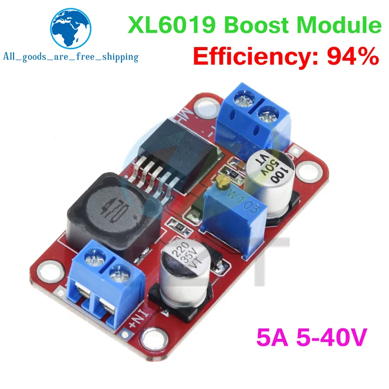 5A DC-DC Step Up Power Module Boost Volt Converter 3.3V-35V To 5V 6V 9V 12V 24V XL6019 image 3