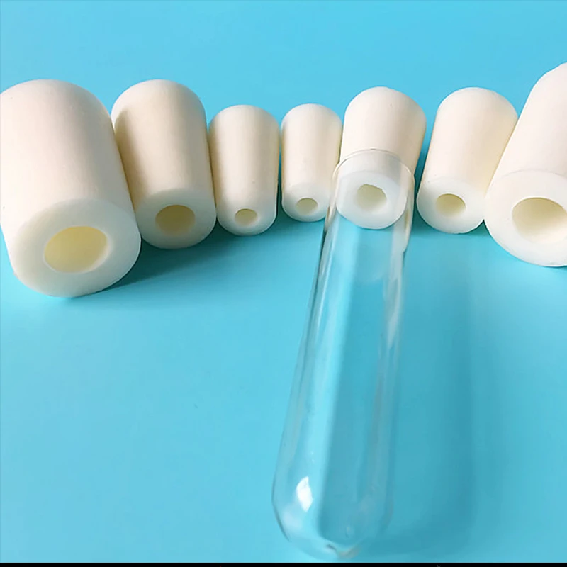 

Силиконовая пробка, пробка для шлюза с отверстием, лабораторная резиновая заглушка, бак для труб, бутылка вина, коническая пробка с отверстием, 10 шт.