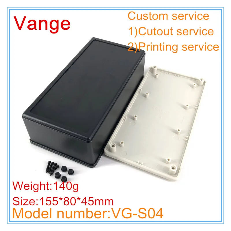 Vange Desktop Behuizing 155*80*45Mm Abs Plastic Project Doos Pcb Case