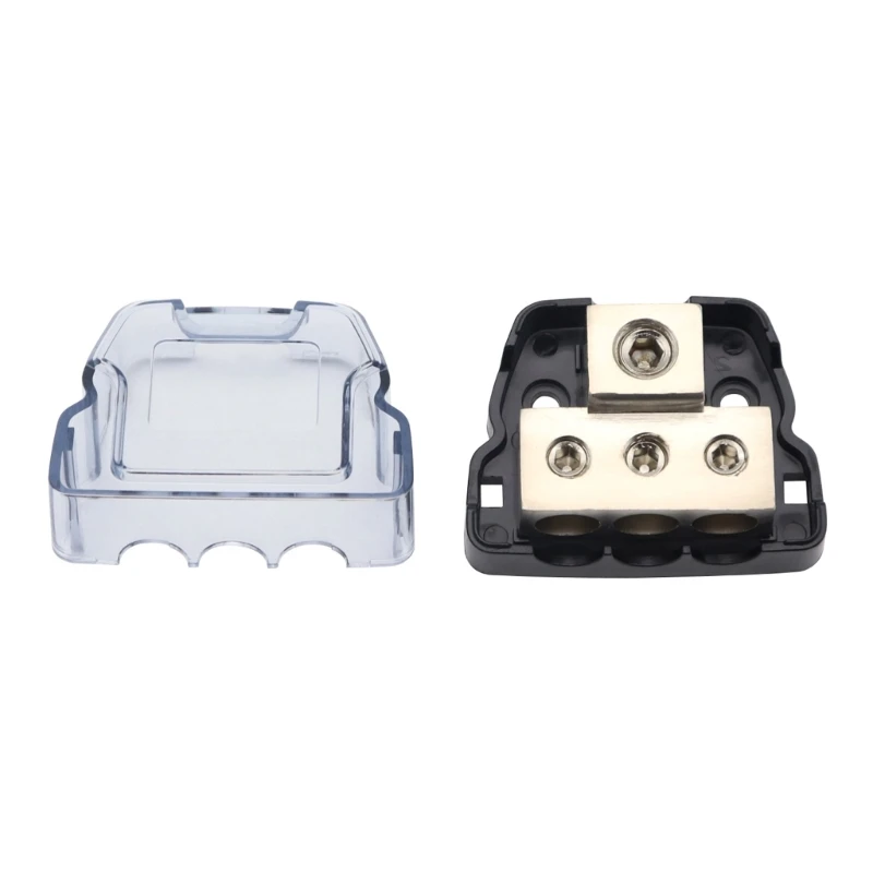 Automotive Electrical Distribution Block 0GA Input 4GA 8GA Outputs with Fittings