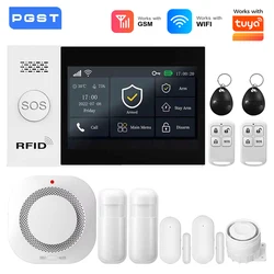 GSM Alarm System for Home WIFI Security Alarm Work with Tuya APP Remote Contorl With IP Camera Support Alexa