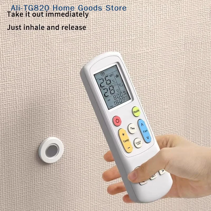 Remote Control Magnetic Tape TV Air Conditioning Remote Control Wall Fixed Storage No Drilling Wall Mounted Strong Magnetic Hook