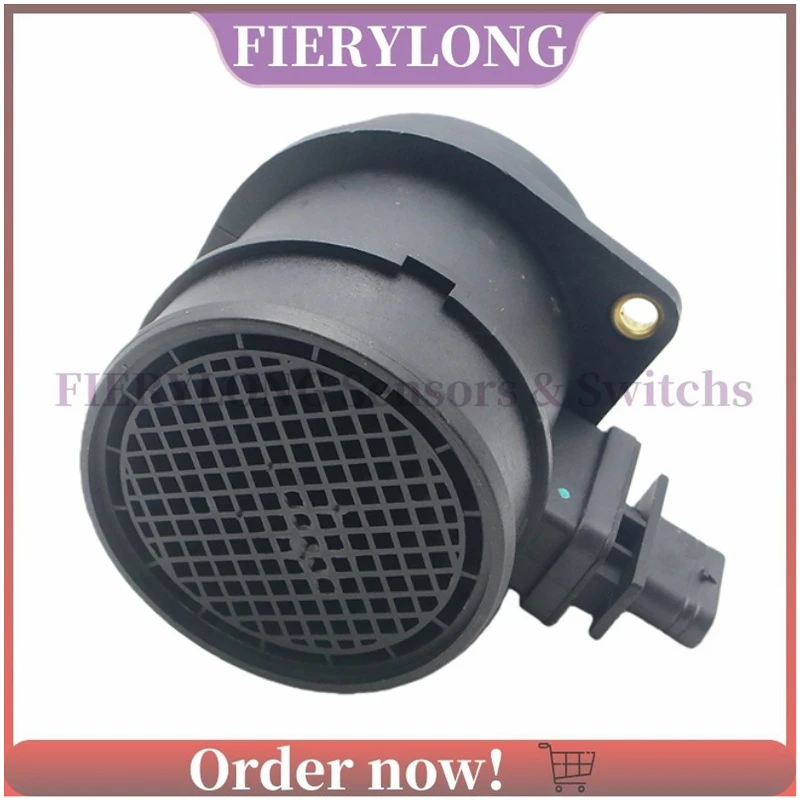 0281002947 MAF Mass Air Flow Meter Sensor For Ssangyong Actyon Kyron Rexton Rodius Hyundai I30 Santa Fe Tucson Kia Carens