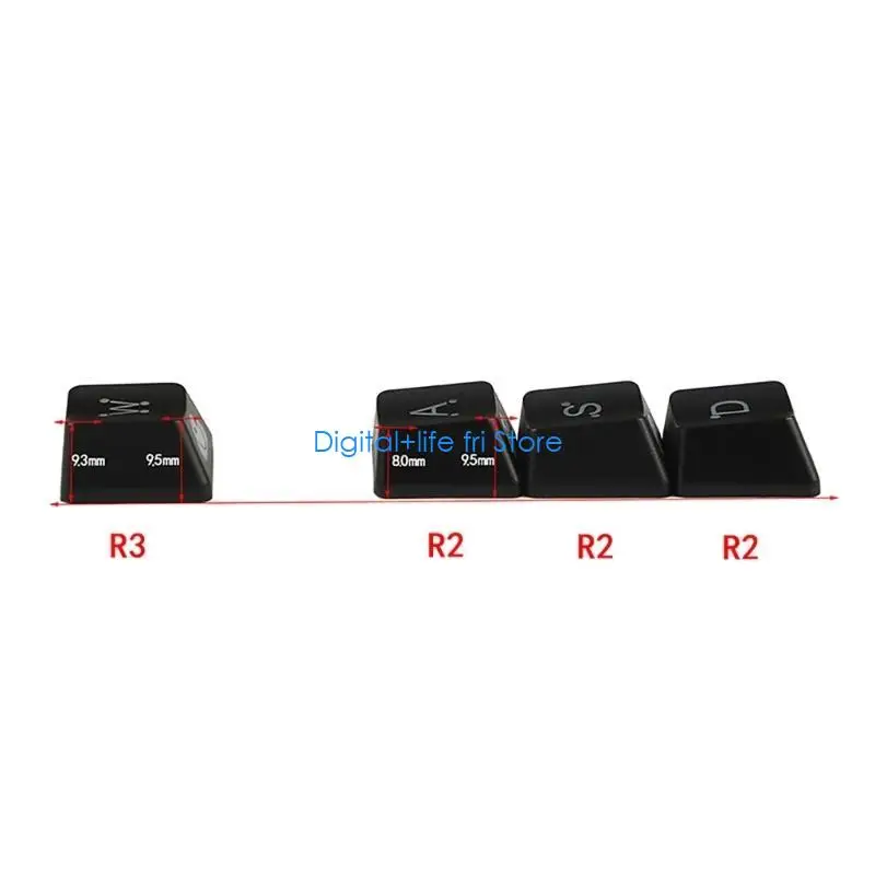 E06D Durable Keycaps Wear-resistant Keycaps DIY Office and Gaming Mx 4