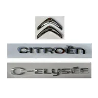 ABS estilo de coche insignia de maletero trasero calcomanía accesorios para Citroen C-ELYSEE emblema pegatina decoración de modificación de automóvil