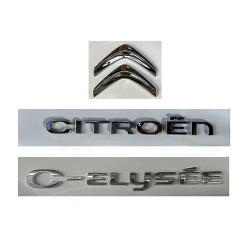 ABS estilo de coche insignia de maletero trasero calcomanía accesorios para Citroen C-ELYSEE emblema pegatina decoración de modificación de automóvil