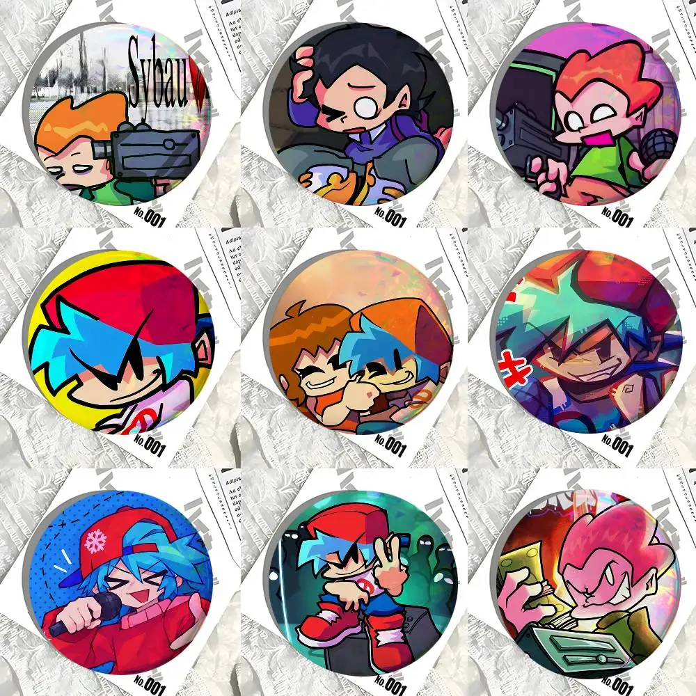 Game F-Friday Night F-Funkins Round Badges Can Be Used To Decorate Clothes And Backpack Pins