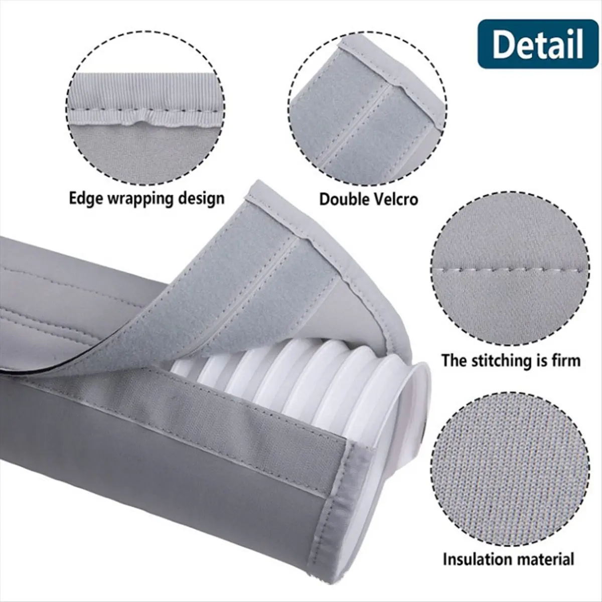 

Защитная крышка шланга кондиционера Изоляционная крышка выхлопной трубы кондиционера Пыленепроницаемая и теплоизоляционная