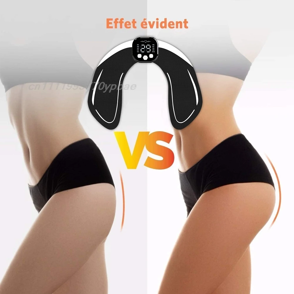 EMS Glute Massager Hip Trainer Muscle Stimulator Booty Lifter Body Shaping Workout Equipment With Remote Control USB