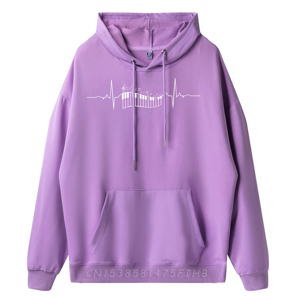 Piano Heartbeat groen en wit grafische hoodie heren trui hoodies hoodie kersttrui trui