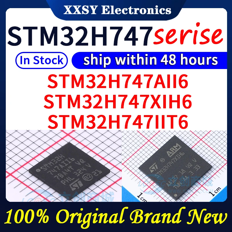 STM32H747AII6 stm32h747xi6 أصلية عالية الجودة ، STM32H747IIT6 ، جديدة