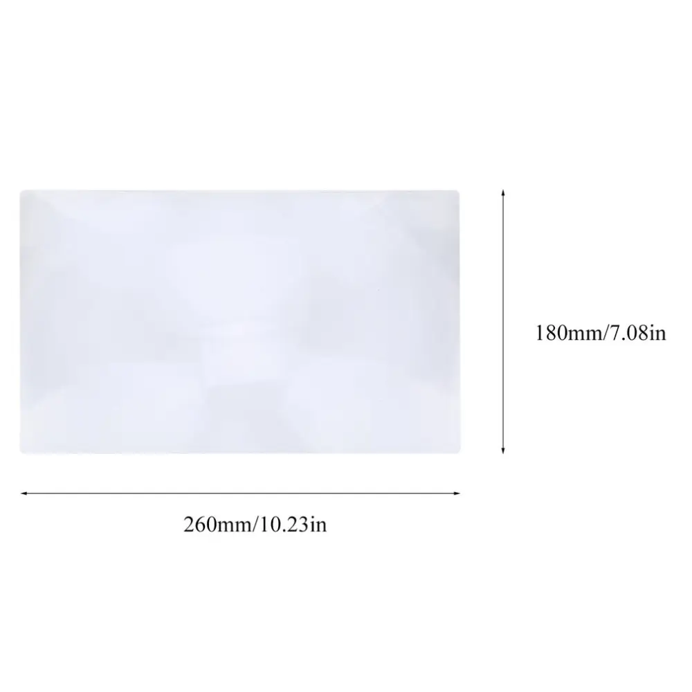 Magnifying Glass large reading A4 Magnifier Reading Book glasses Full Page 3X Sheet Lens Magnification XL Sheet Fresnel 2018 New