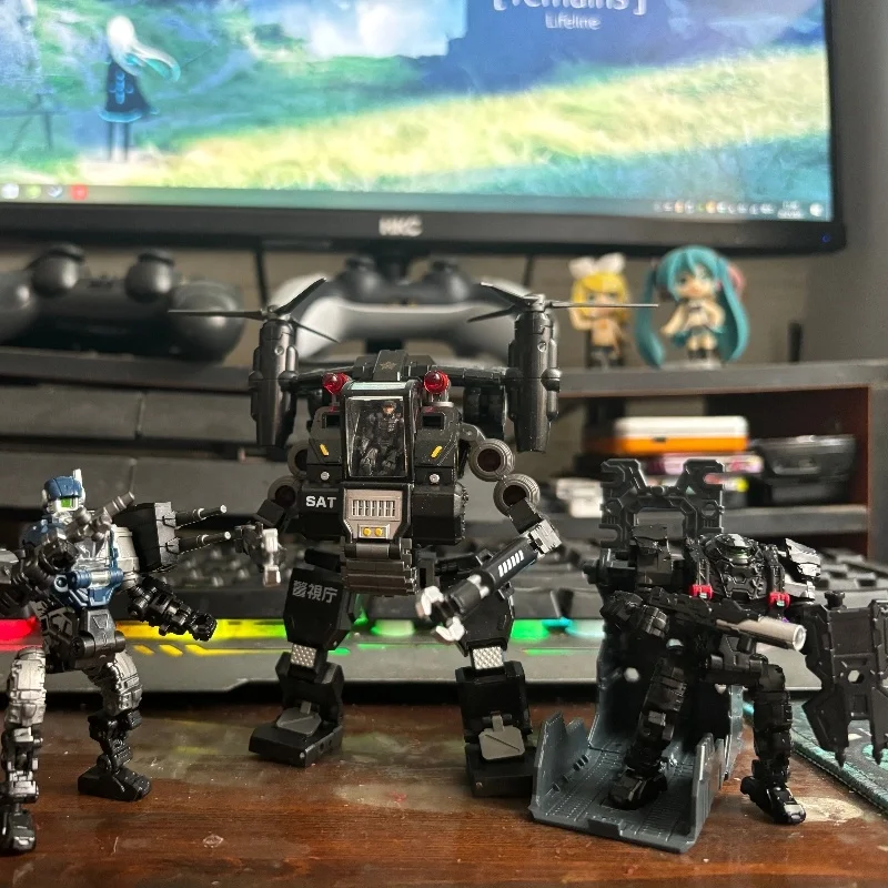 

In Stock New Mft Lost Planet Power Armor Da Figure Pack Ms Tiger Marine Sat Diaclone White Shark Action Figure Collection Model