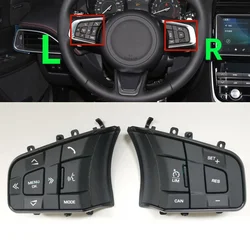 For Jaguar XJ XF XE F-PACE Car Steering Wheel Speed Cruise Control Audio Volume Bluetooth Switch Adjust Button