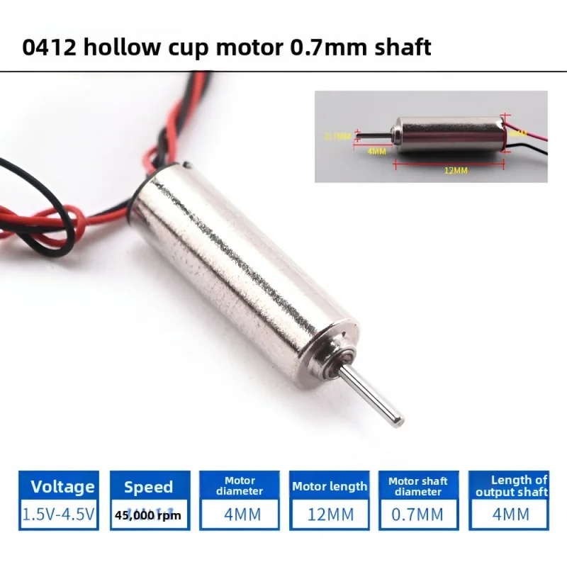 716 720 8520 Coreless Motor for Quadcopter, High Speed Micro DC Motor 3.7V DIY Drone Replacement Part,SL26085