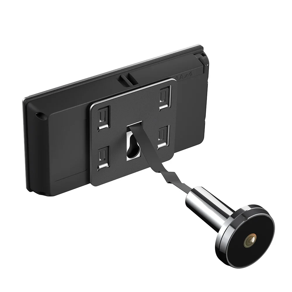 Schermo LCD a colori da 3,5 pollici Campanello digitale Spioncino Telecamera per porta Visualizzatore Smart Camera Campanello per esterni Cat's Eye da 120 gradi