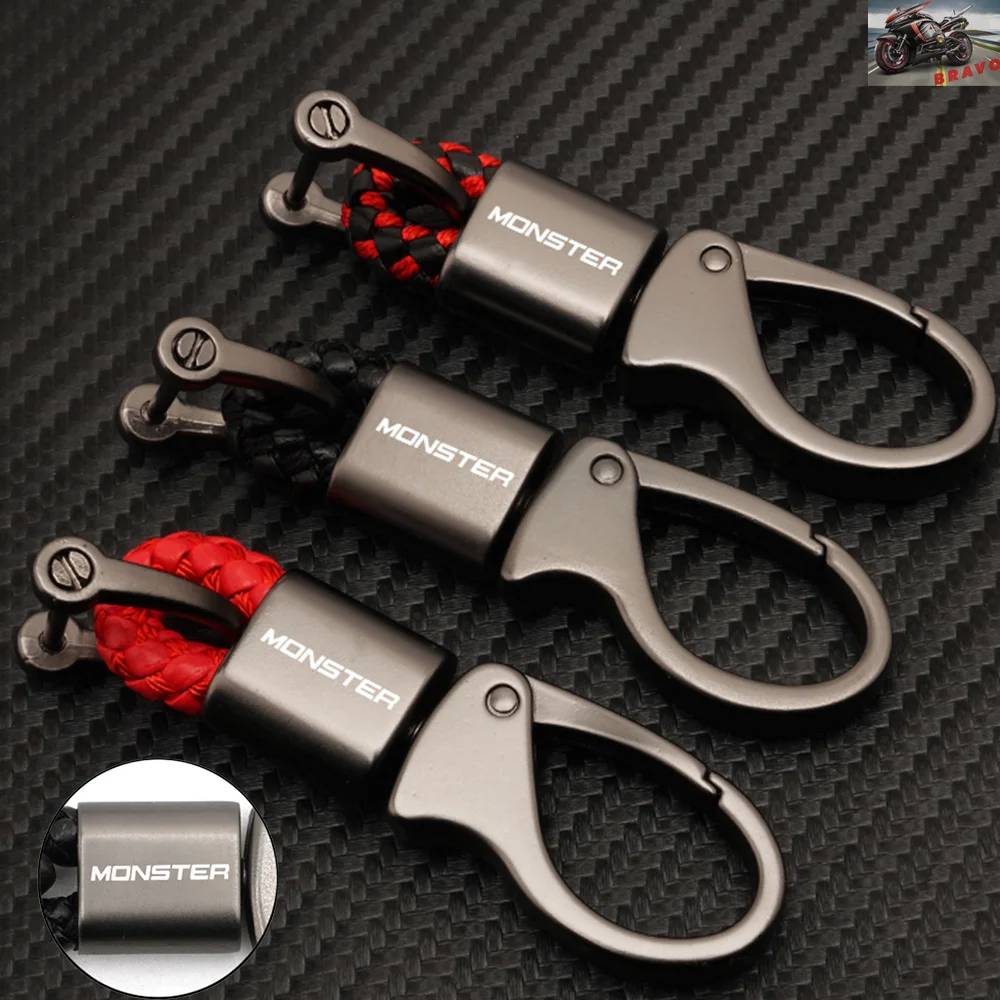 

Keychain For Ducati MONSTER 695 696 795 796 797 821 1200 1200S Keyring Key Chains Lanyard Chain Key Rings Motorcycle Accessories