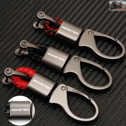 Keychain For Ducati MONSTER 695 696 795 796 797 821 1200 1200S Keyring Key Chains Lanyard Chain Key Rings Motorcycle Accessories